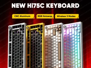 Leobog Hi75C Hi75 Hi75C Pro Aluminum Wireless Custom Mechanical Keyboard Kit Gaming Bluetooth 2.4G Wired Hotswap Gamer Keyboard