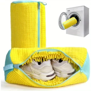 1PCS Wash Shoes Bag Padded Net Laundry Shoes Protector Fluffy fibers Polyester Washing Shoes Machine Laundry Bag Drying Bags