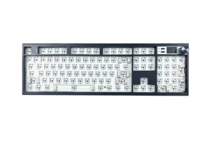 GMK104 Mechanical Keyboard Kit Three Mode Gaming Keyboard Hot Swap  Backlit Gasket Structure This VIA with display screen
