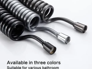 New 1.5/2/3/5M Spring Flexible Retractable Hose For Shower Head Toilet Bidet Pipe Plumbing Bathroom Spiral Flexible Shower Hose