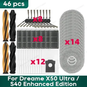 Compatible for Mova V50 Ultra / P50s Ultra, Dreame X50 Ultra / L50 Pro Ultra / L50 Ultra / X50 Master / S40 Enhanced Accessories