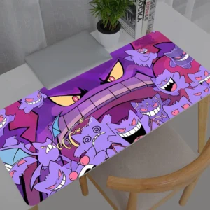 Kawaii Mouse Pad Gengar Pokemon Pikachu Anime Cute Girl Gabinete Gamer Computer Desk Mat Keyboard Gaming Accessories Mousepad