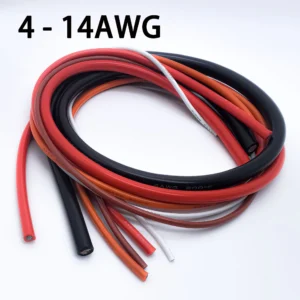 4/6/8/10/12/14AWG large silicone wire, flexible tin copper wire resistant to high temperature, DIY