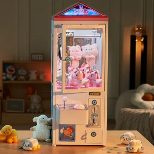SucceBuy Claw Machine 0-3”Jaw Diameter 0-5”Jaw lifting Crane Prize Grabber Commercial Arcade Game Toys For Kids Boys &Girls