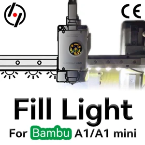 For Bambu lab A1/A1mini Led light strip Ra95 Fill light 24V Super bright Bambulab 3D printer accessories