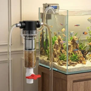 1/2 3/4 Female Thread Aquarium Feces Separator Precision Filtration Efficient Separation Fish Waste Collector High Flow Rate