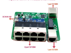 Standard protocol 802.3AF/AT 48V POE OUT/48V poe switch 100 mbps 8port POE with 2port uplink/NVR industrial switch