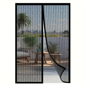 Mosquito-resistant Door Curtain Without Punching for Living Room Bedroom Dining Hands-free Mesh Partition To Prevent Insects