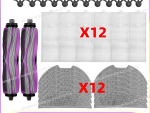 Compatible For ( Eureka E20 Evo Plus ) Vacuum Parts Main Roller Side Brush HEPA Filter Mop Cloth Accessories
