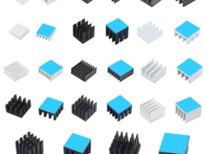 Aluminum Heatsink Radiator Heat sink for Electronic IC Chip RAM MOS Dynatron Raspberry Pi Cooling With Thermal Conductive Tape