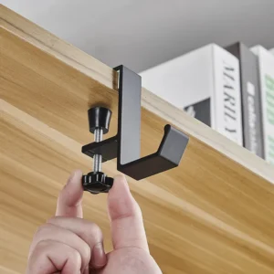 1/2pc Adjustable Desk Edge Hook Gaming Headset Desk Hanger Backpack Storage Hanging Hook Holder Punch-free Home Universal Hook