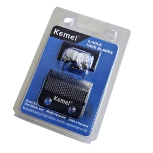 Replacement Blade Set Fit For Kemei 2296 Hair Clipper Trimmer Made of DLC Carbon Steel, Replacement Parts Head Accessories