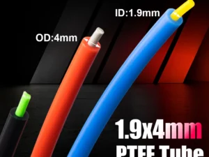 Trianglelab 1.9x4mm ID1.9mm OD4mm PTFE Tube Teflonto for Ender 3 Prusa L3 Voron 3D Bowden Extruder 1.75mm Filament Blue Red Blac