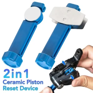 Steel Bicycle Brake Pad Spreader Tool,360° Rotatable Bike Oil Disc Piston Reset,Hydraulic Brake Caliper Piston Extension