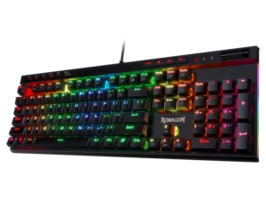 Redragon K580 VATA RGB 104 Keys LED USB Backlit Mechanical Gaming Wired Backlight Computer Keyboard Anti-ghosting with Macro Key