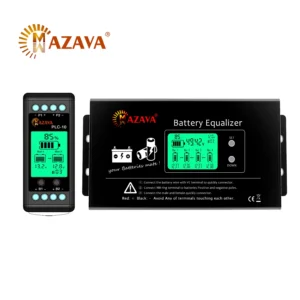 MAZAVA PLC-10 HX02 Battery Balancer 2S 4S 12V 24V 36V 48V 96A ctive LCD Lead Acid Li li-ion LiFePO4 Battery Equalizer Monitor