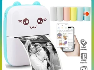Portable thermal printer mini cat print photo pocket thermal label printer 58mm printing wireless Bluetooth Android iOS printers