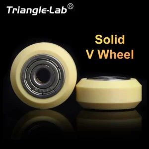 Trianglelab® Kevlar reinforced self-lubricating wear-resistant V-SLOT Solid V Wheel for voron prusa MK3S ender 3 cr-10