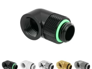 Barrow PC water cooling Rotary Fittings tube connector Sliding tubing 90 Degree water cooler heatsink gadget Adapter TWT90-v2.5