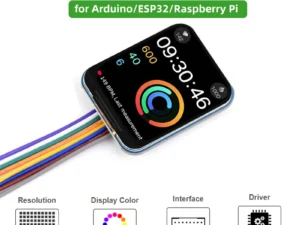 1.69 Inch LCD IPS Screen 240×280 SPI Interface 262K Colors ST7789V2 Display Module for Arduino ESP32 Raspberry Pi 4B 3B+ Zero