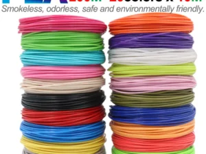 PLA Filament Diameter 1.75mm Color 3D Printing Material for 3D Pen, 10/20/30 Colors, 100M 150M 200M, Colorless, Odorless and Saf