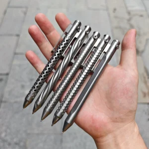 EDC Titanium Alloy Pen With Collection Writing Multi-functional Portable Outdoor EDC Tools
