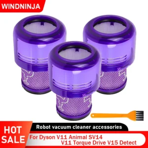 HEPA Filter Parts For Dyson V11 Animal V11 Torque Drive V15 Detect SV14 Cordless Vacuum Compare to Part 970013-02 Replacement