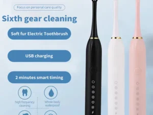 Electric Toothbrush Set Ultrasonic Adult Fully Automatic Smart Sonic Ultra Fine Soft Wool Easy To Carry Full Body Waterproof-