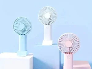 Mini USB Charging Handheld Fan Desktop Small Fan With Mobile Phone Holder Portable And Simple Outdoor Small Fan