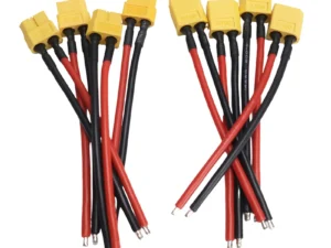 4pcs XT60 Battery Male Female Connector Plug - 10cm 14AWG Silicone Wire Cable for RC Airplane Lipo Battery ESC FPV Drone Expand