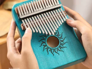 Hluru 17 21 Keys Kalimba Finger Piano Kalimba Thumb Piano Keyboard Musical Instrument Mbira for Beginner Music Lover Gifts