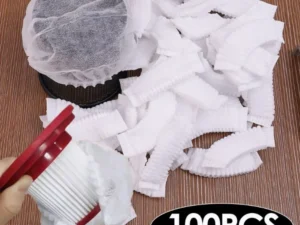 100PCS Disposable Vacuum Cleaner Filter Protective Cover Washable Nonwoven Fabric For Handheld Vacuum Cleaner