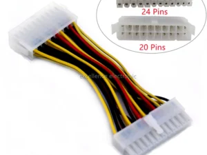 20pin Male To 24pin Female Adapter Cable 20 Pin To 24 Pin Adapter Cable ATX Connector Supply Extension Wire for PC Motherboard
