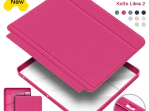 Slim PU Leather Cover For KOBO Libra Colour 2024 Libra 2 2021 7'' N428 N418 Smart Case Detachable Clear Acrylic Back Funda Cover
