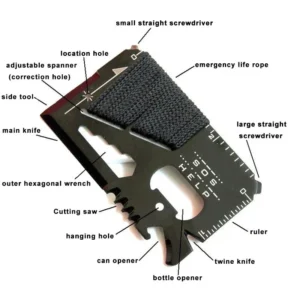 EDC Multifunctional Pocket Hunting Knife Outdoor Sports Camping Hiking SOS Survival Rescue Emergency Tools MJ Camping Equipment
