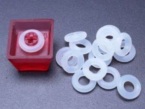 R53C O-Ring Rubber Oring Keyboard Switch Dampeners White Sound Reduction (120PCS)