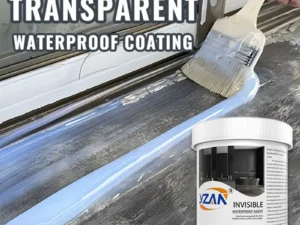450g Polyurethane Waterproof Coating Invisible Paste Sealant Glue with Brush Adhesive Repair Nano Glue for Home Roof Bathroom Freeze-resistant Wall Crack Repair Glue Easy to brush on.
