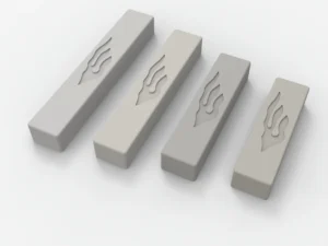 Concrete & Jesmonite Classic Rectangle Silicone Molds for Mezuzah cases | Shin Flames | Silicone Molds for Mezuzah Cases