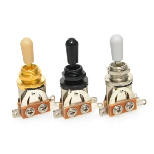 1pcs 3 Way Toggle Switch for LP Guitar 3 Way Guitar Switch with Tip Cap Electric Guitar Pickup Selector Switch