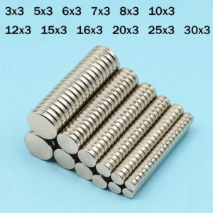 Powerful Neodymium Magnet Round Super Strong Magnets N35 NdfeB Permanent Magnetic imanes Refrigerator Magnet 6X3 10X3 20X3 25X3