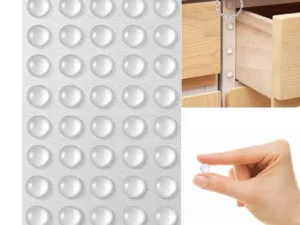 100Pcs Self Adhesive Door Stopper Rubber Damper Buffer Cabinet Bumpers Silicone Furniture Pads Cushion Protective Pads