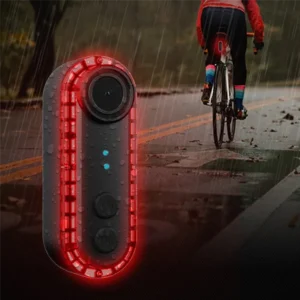 B90B-1080P Bike Recorder Camera Withtail Light 150 Degree Viewing Phone Interconnection Water Proof Rear View Camera