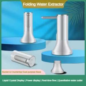 Electric Water Gallon Bottle Pump Automatic Water Dispenser Pump 19 Liters Foldable Desktop Water Bottle Pump USB Rechargeable