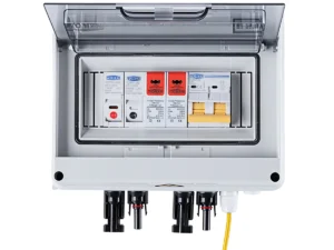 TOMZN HT 8WAY IP65 Photovoltaic Distribution Box 2P 600VDC 16A 20A 25A 32A 40A 50A 63A 1input 1output Fuse SPD MCB Combiner Box
