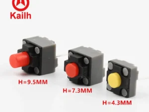10Pcs New Kailh Mute button 6*6*7.3mm quare silent micro switch 6*6*4.3mm Tact Button Switch 6X6X9.5mm DPI keys