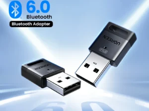 USB Bluetooth Adapter, Bluetooth 6.0 Dongle for PC Windows 11/10/8.1, Bluetooth Receiver & Transmitter for Keyboard/Mouse