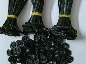 20/50100Pcs Multipurpose Nylon Universal Cable Tie Buckle Self-Locking Nylon Buckle Heavy Duty Nylon Zip Ties Cable Tie Retainer