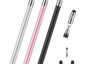 Portable Professional 3-in-1 Stylus Pen High Sensitivity Metal Touch Screen Pen No Bluetooth Universal Capacitive Touch Pencil
