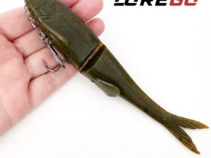 120mm 170mm Soft Swimbait Fishing Lure Slow Sinking Wobbler Artificial Bait for Bass Freshwater Saltwater Fishing Tackle