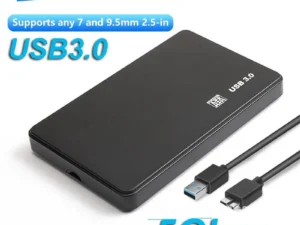 2.5" USB 3.0 HDD Enclosure SATA HDD SSD External Hard Drive Case 5Gbps High Speed External Hard Drive Disk Box for PC Laptop PS5
